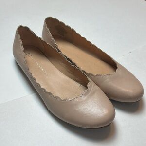 LC Lauren Conrad Scalloped Ballet Flats Size 9